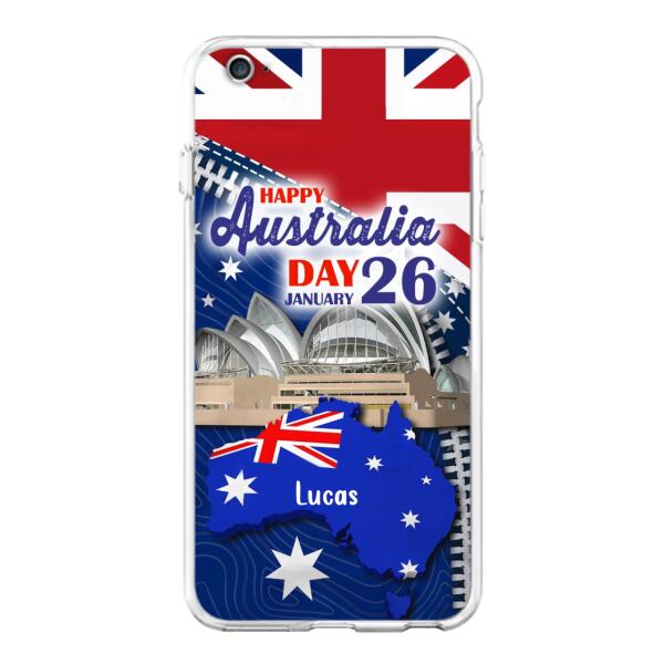 Custom Personalized Happy Australia Day Phone Case - Case For iPhone And Samsung