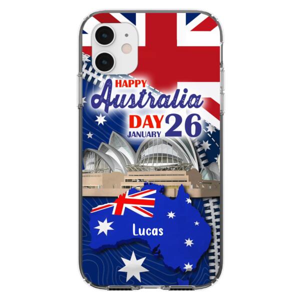 Custom Personalized Happy Australia Day Phone Case - Case For iPhone And Samsung