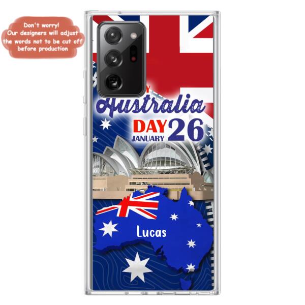 Custom Personalized Happy Australia Day Phone Case - Case For iPhone And Samsung