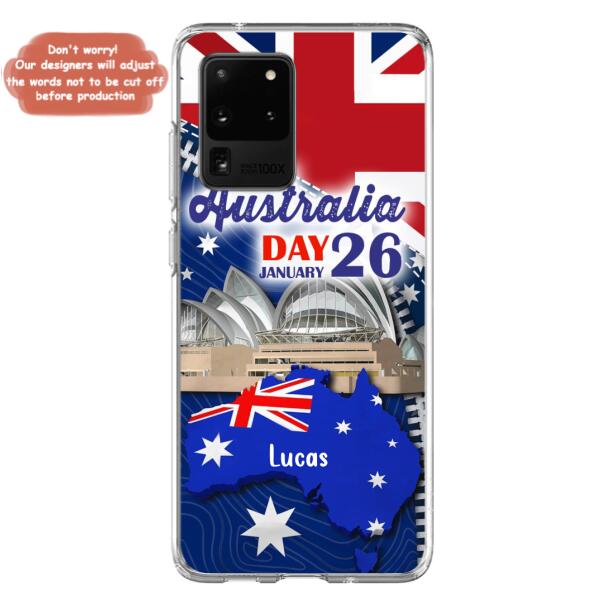 Custom Personalized Happy Australia Day Phone Case - Case For iPhone And Samsung