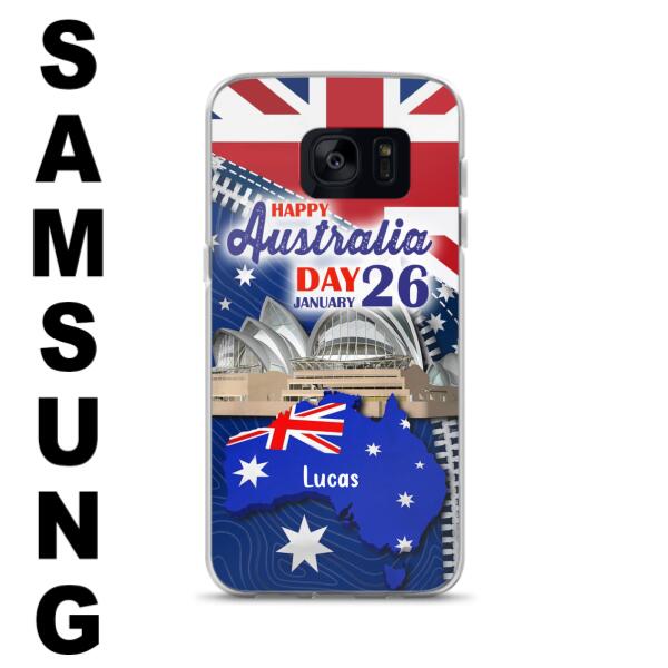 Custom Personalized Happy Australia Day Phone Case - Case For iPhone And Samsung