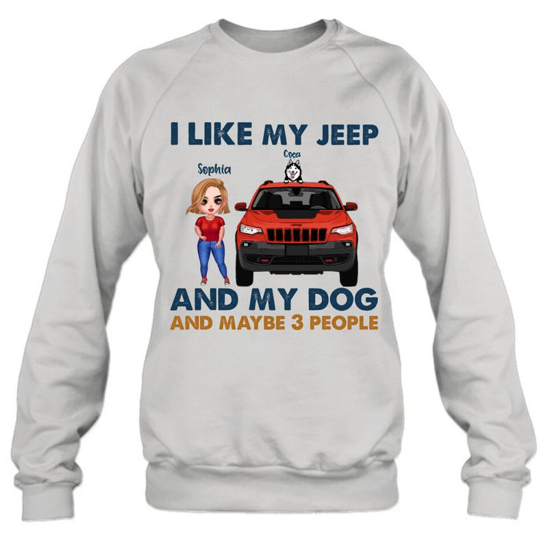 Personalized Off-road Girl Shirt - Up to 3 Dogs - Best Gift For Dog Lover - Just A Girl