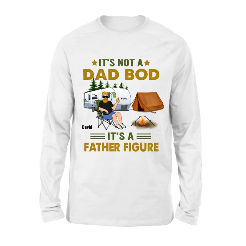 Personalized Dad Shirt - Gift Idea For Father's Day - It's Not A Dad Bod It's A Father Figure