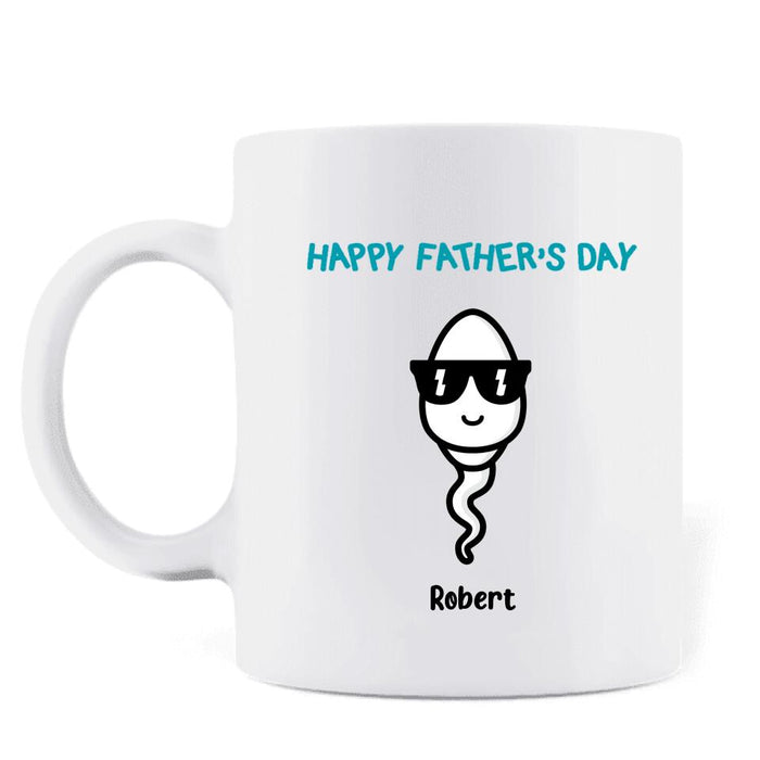 Custom Personalized Happy Father's Day Coffee Mug - Upto 7 Kids - Father's Day Gift Idea