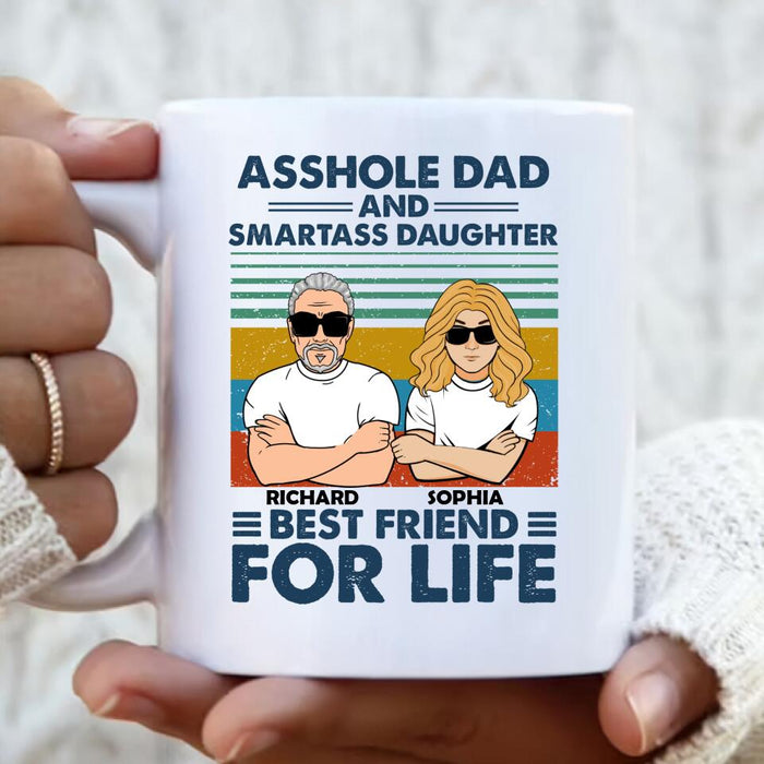 Custom Personalized Father & Daughter Coffee Mug - Gift Idea For Father's Day