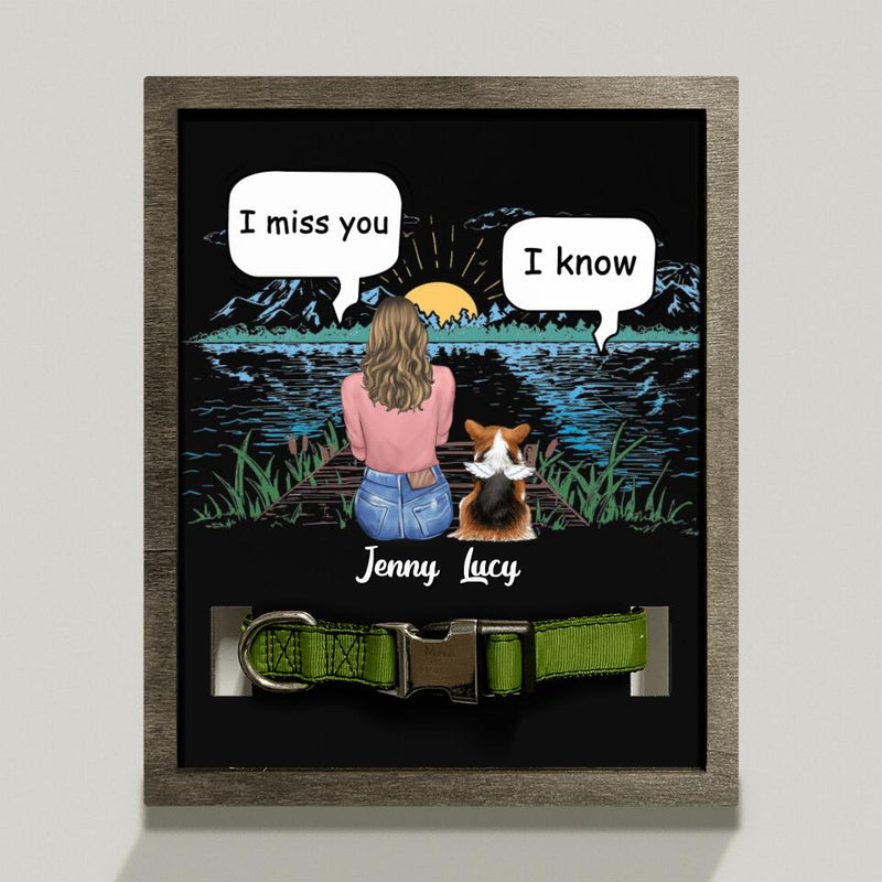 Personalized Memorial Pet Loss Frame - Up to 5 Dogs/Cats - Gift Idea For Mother's Day/Father's Day - I Love You In Every Universe