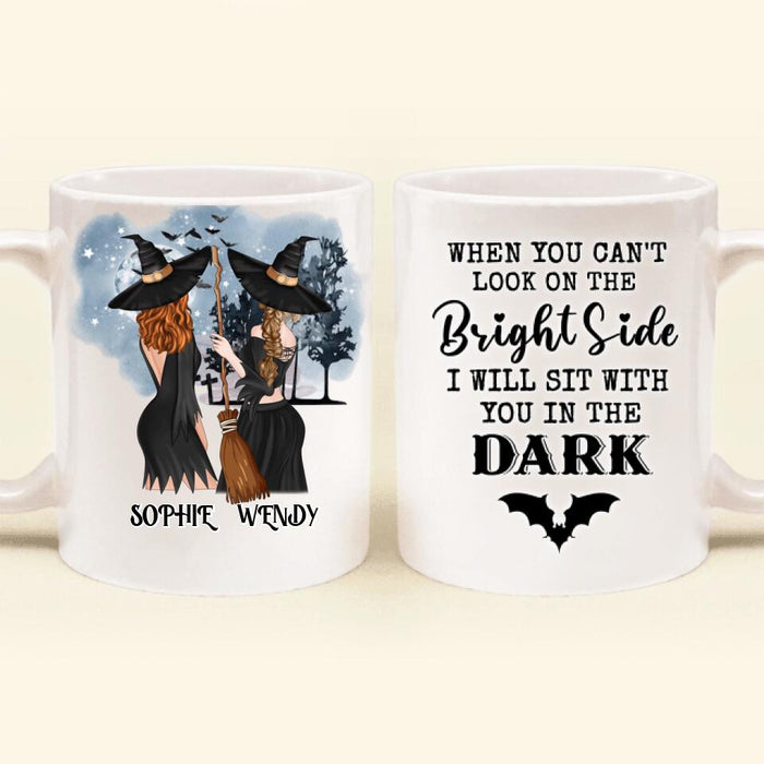 Personalized Friends Witches Mug - Up to 4 Friends - Halloween Gift Idea For Friends/Sisters - Be The Witch You Were Born To Be Magic, Happy, Wild And Free