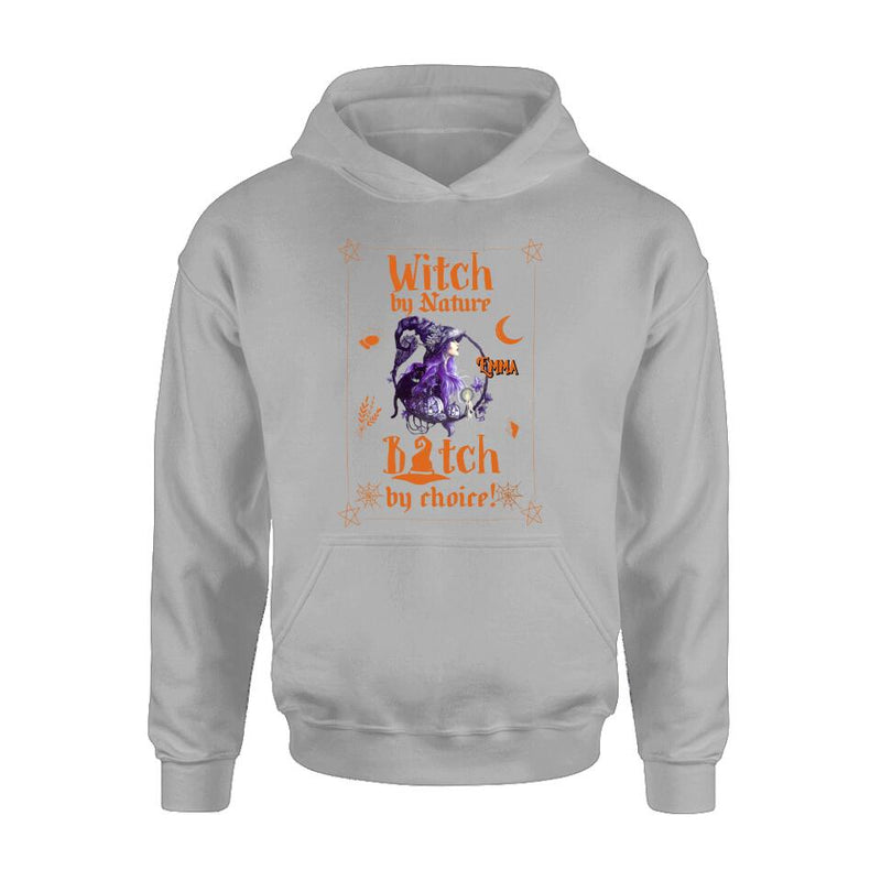 Custom Personalized Witch Shirt - Halloween Gift Idea For Friends