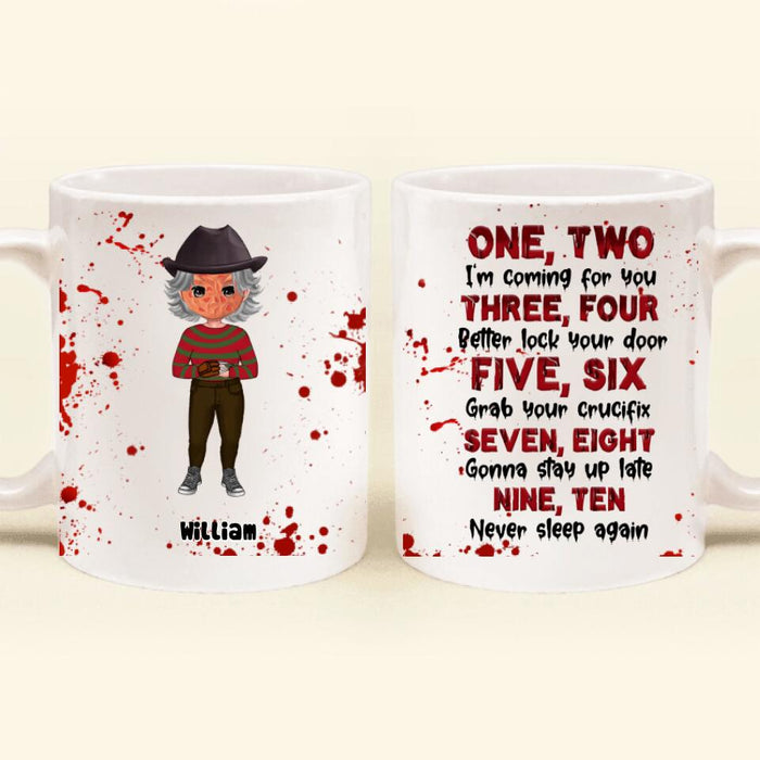 Custom Personalized Horror Mug - Gift Idea For Halloween/ Birthday - I'm Coming For You