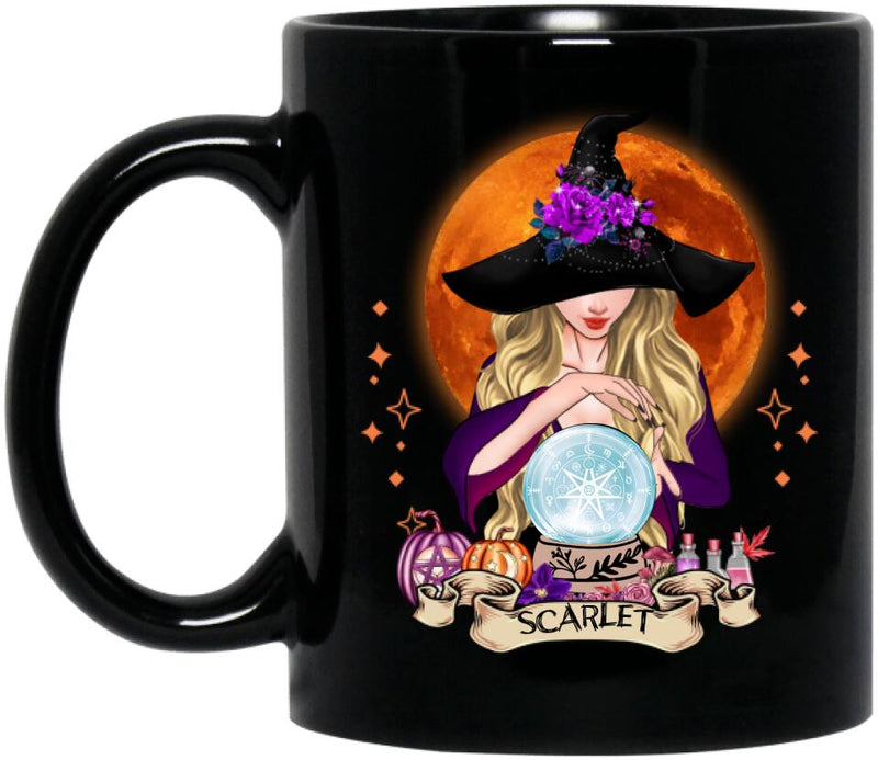 Personalized Witch Coffee Mug - Best Gift Idea For Halloween - I'm Just Saying It's An Option