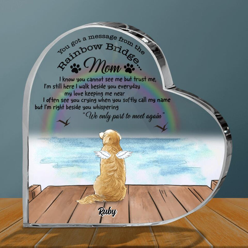 Personalized Memorial Pet Acrylic Plaque - Memorial Gift For Dog/ Cat Lover - I'm Still Here