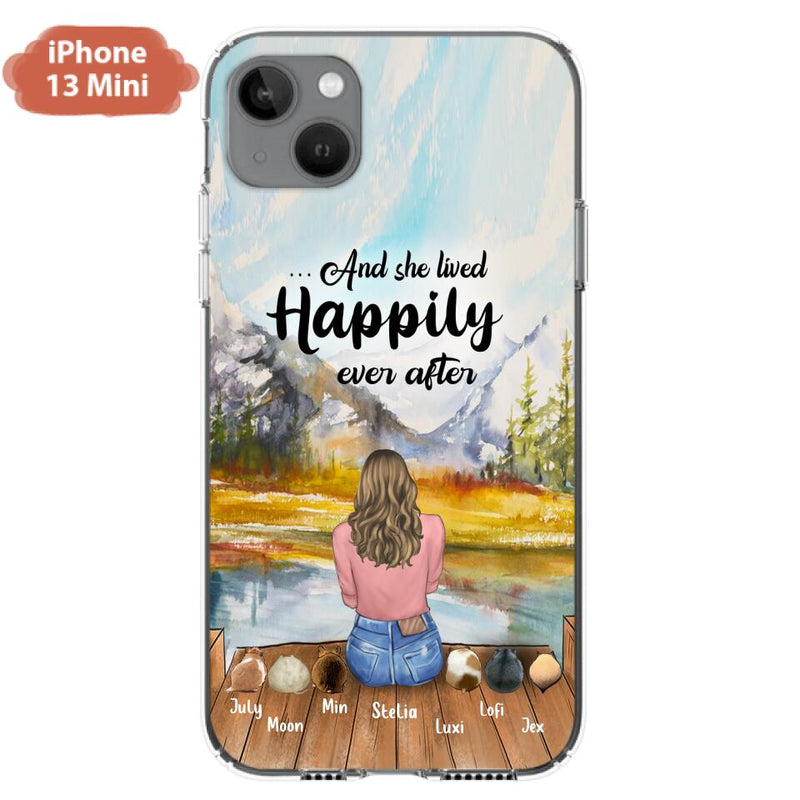 Personalized Pet Phone Case - Gifts For Pet Lovers With 6 Pets - Case for Iphone and  Samsung
