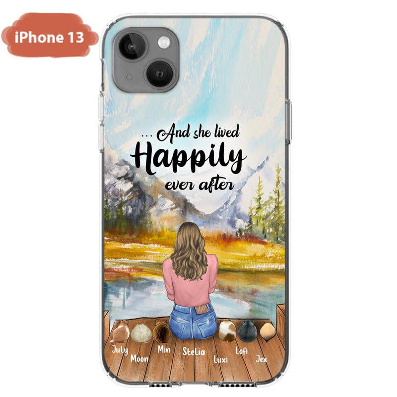 Personalized Pet Phone Case - Gifts For Pet Lovers With 6 Pets - Case for Iphone and  Samsung