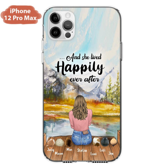 Custom Personalized Pet Phone Case - Gifts For Pet Lovers With 6 Pets - Case for Iphone and  Samsung