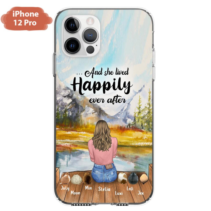 Personalized Pet Phone Case - Gifts For Pet Lovers With 6 Pets - Case for Iphone and  Samsung
