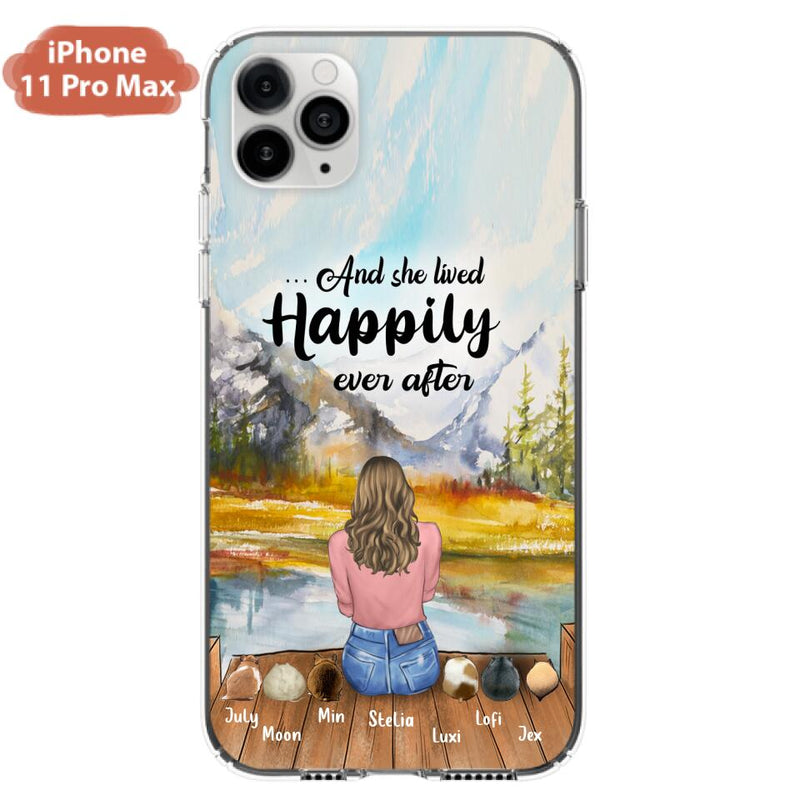 Personalized Pet Phone Case - Gifts For Pet Lovers With 6 Pets - Case for Iphone and  Samsung