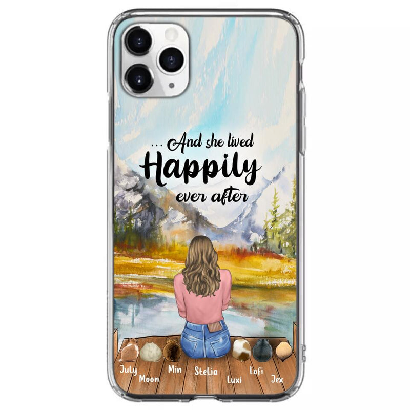 Personalized Pet Phone Case - Gifts For Pet Lovers With 6 Pets - Case for Iphone and  Samsung
