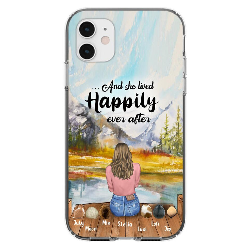 Personalized Pet Phone Case - Gifts For Pet Lovers With 6 Pets - Case for Iphone and  Samsung