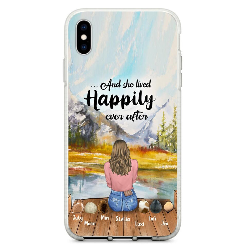 Personalized Pet Phone Case - Gifts For Pet Lovers With 6 Pets - Case for Iphone and  Samsung