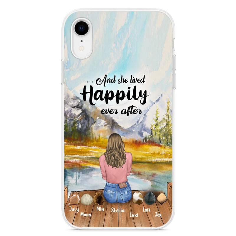 Personalized Pet Phone Case - Gifts For Pet Lovers With 6 Pets - Case for Iphone and  Samsung