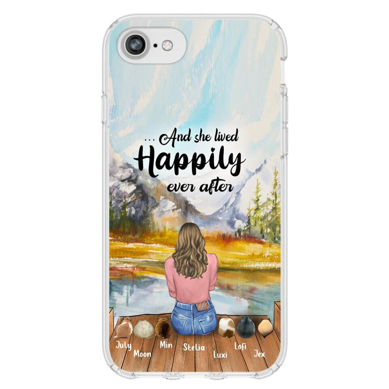 Personalized Pet Phone Case - Gifts For Pet Lovers With 6 Pets - Case for Iphone and  Samsung