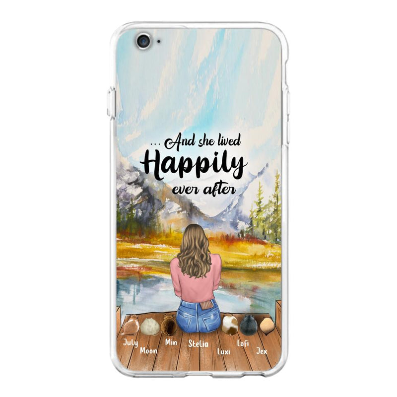 Personalized Pet Phone Case - Gifts For Pet Lovers With 6 Pets - Case for Iphone and  Samsung