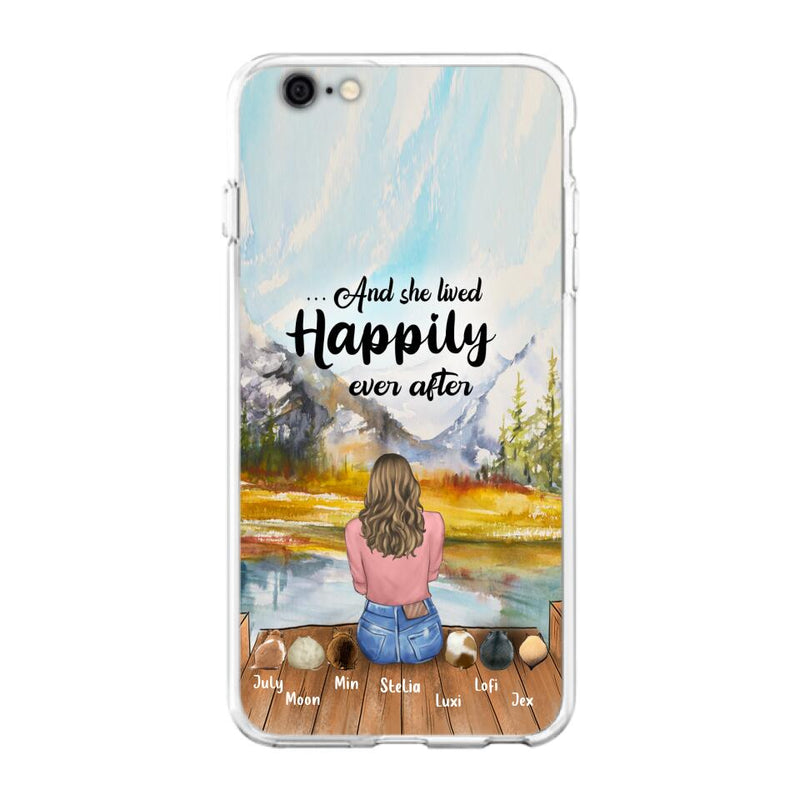 Personalized Pet Phone Case - Gifts For Pet Lovers With 6 Pets - Case for Iphone and  Samsung