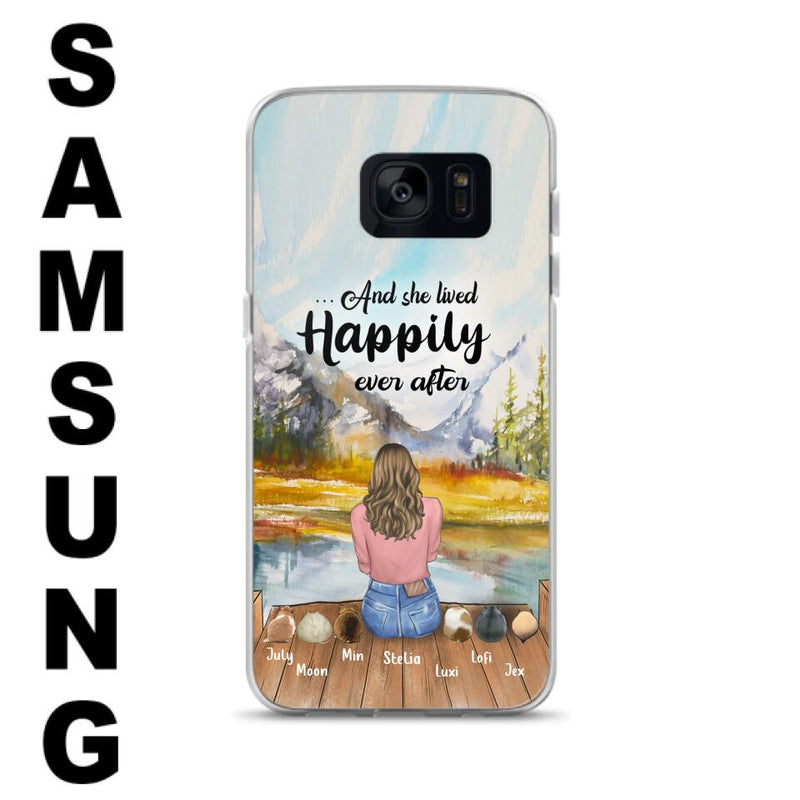 Personalized Pet Phone Case - Gifts For Pet Lovers With 6 Pets - Case for Iphone and  Samsung