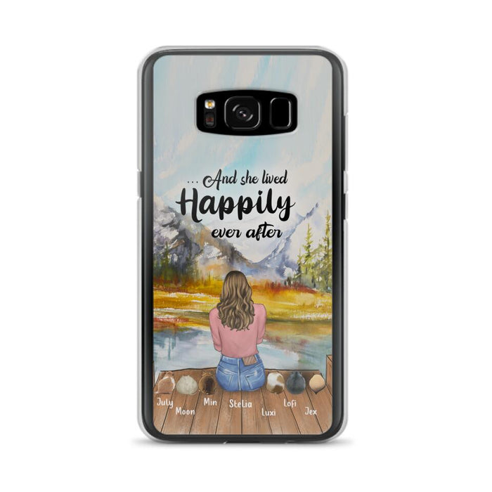 Custom Personalized Pet Phone Case - Gifts For Pet Lovers With 6 Pets - Case for Iphone and  Samsung