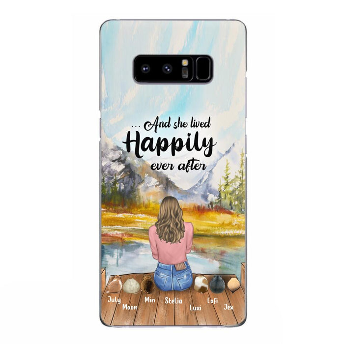 Custom Personalized Pet Phone Case - Gifts For Pet Lovers With 6 Pets - Case for Iphone and  Samsung