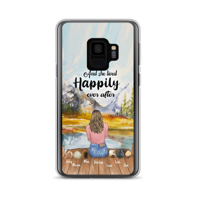Personalized Pet Phone Case - Gifts For Pet Lovers With 6 Pets - Case for Iphone and  Samsung