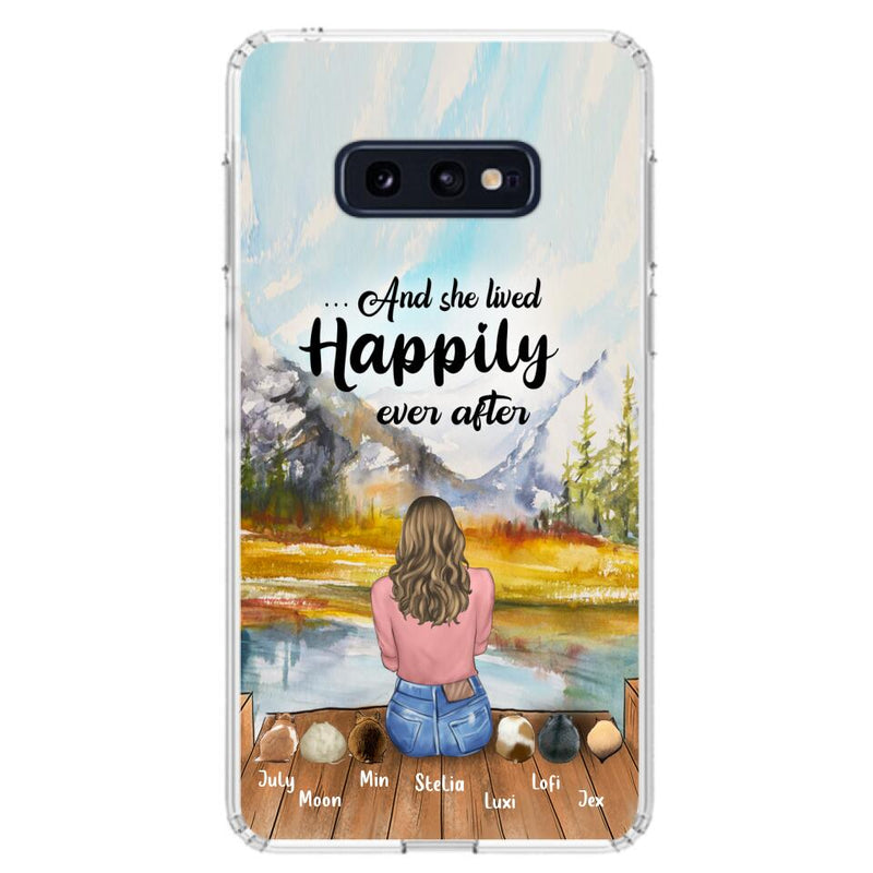 Personalized Pet Phone Case - Gifts For Pet Lovers With 6 Pets - Case for Iphone and  Samsung