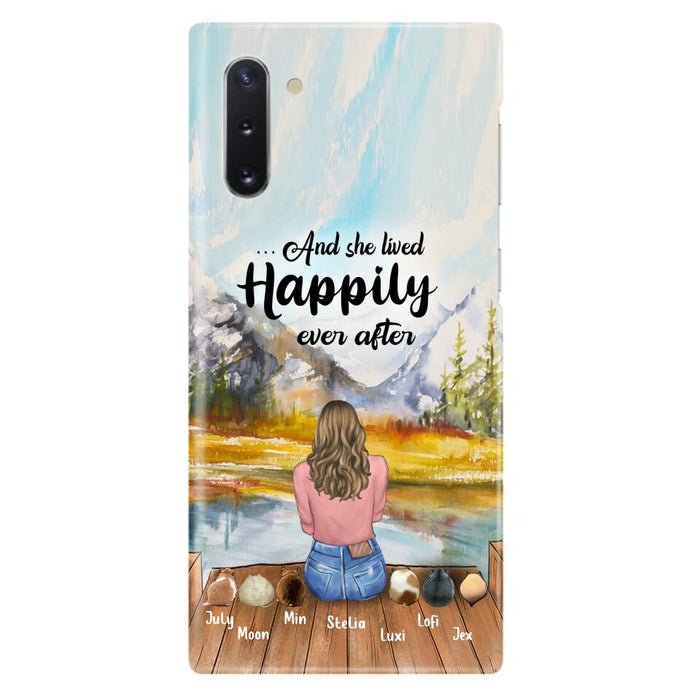 Custom Personalized Pet Phone Case - Gifts For Pet Lovers With 6 Pets - Case for Iphone and  Samsung