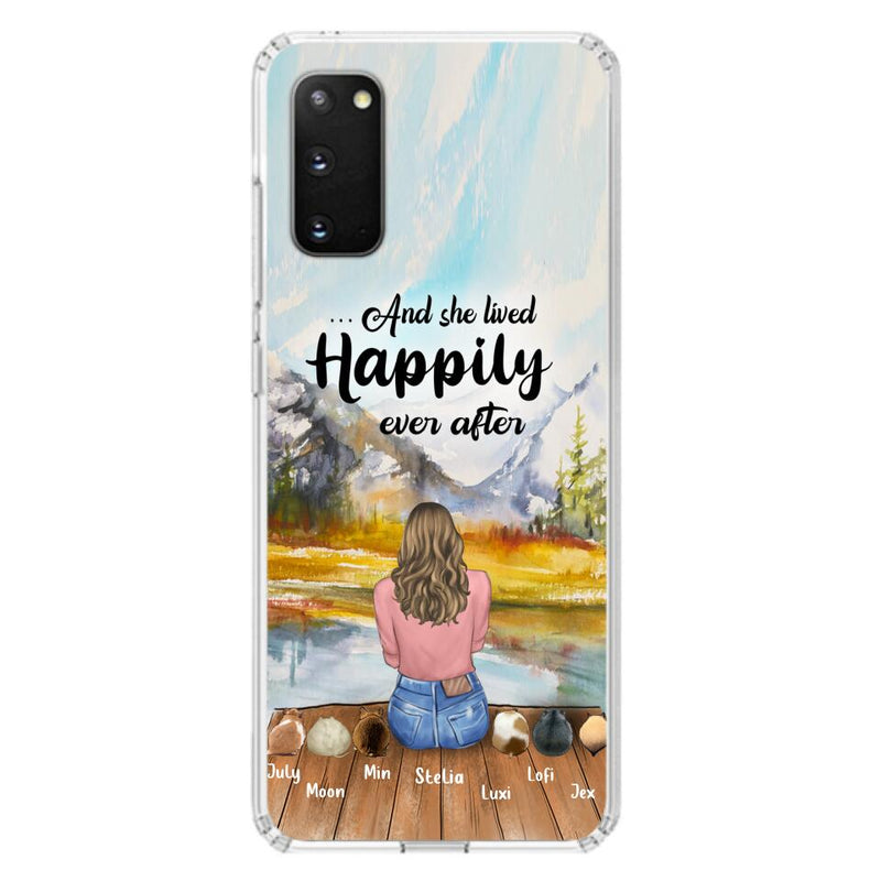 Personalized Pet Phone Case - Gifts For Pet Lovers With 6 Pets - Case for Iphone and  Samsung