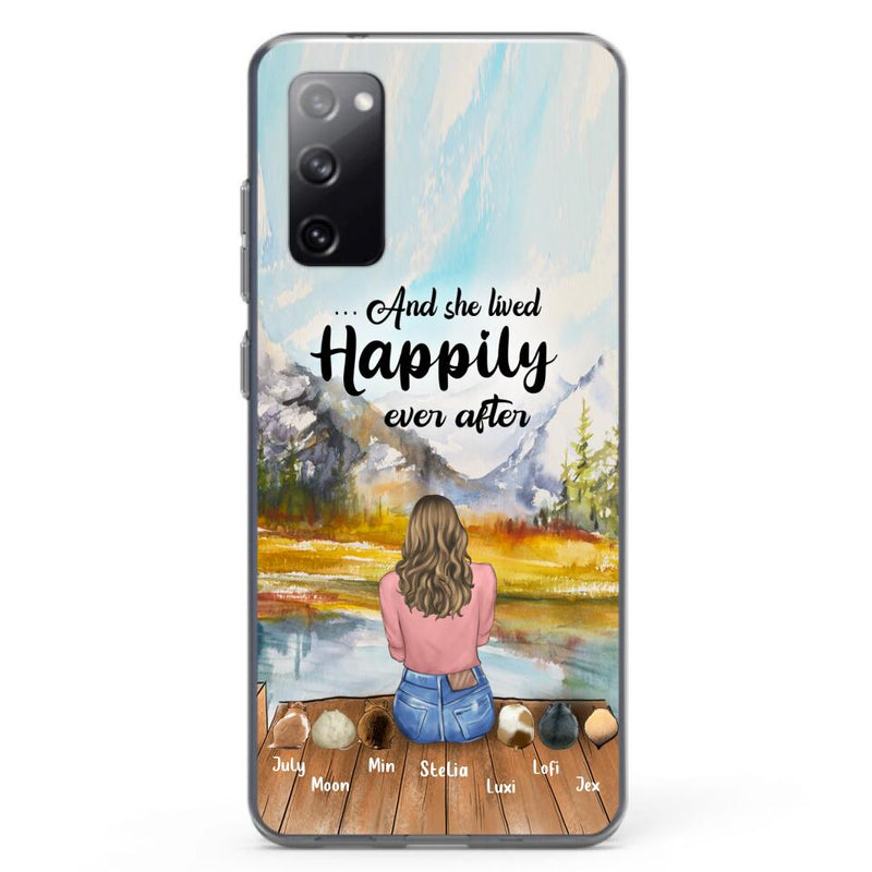 Personalized Pet Phone Case - Gifts For Pet Lovers With 6 Pets - Case for Iphone and  Samsung