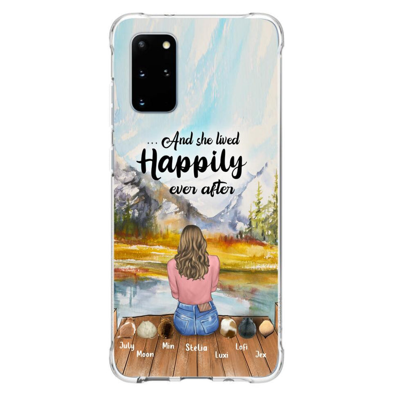 Personalized Pet Phone Case - Gifts For Pet Lovers With 6 Pets - Case for Iphone and  Samsung