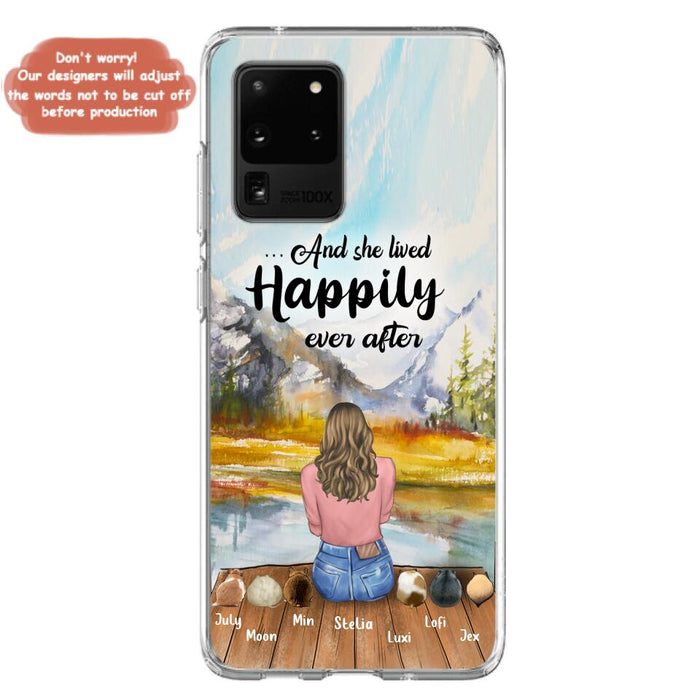 Custom Personalized Pet Phone Case - Gifts For Pet Lovers With 6 Pets - Case for Iphone and  Samsung