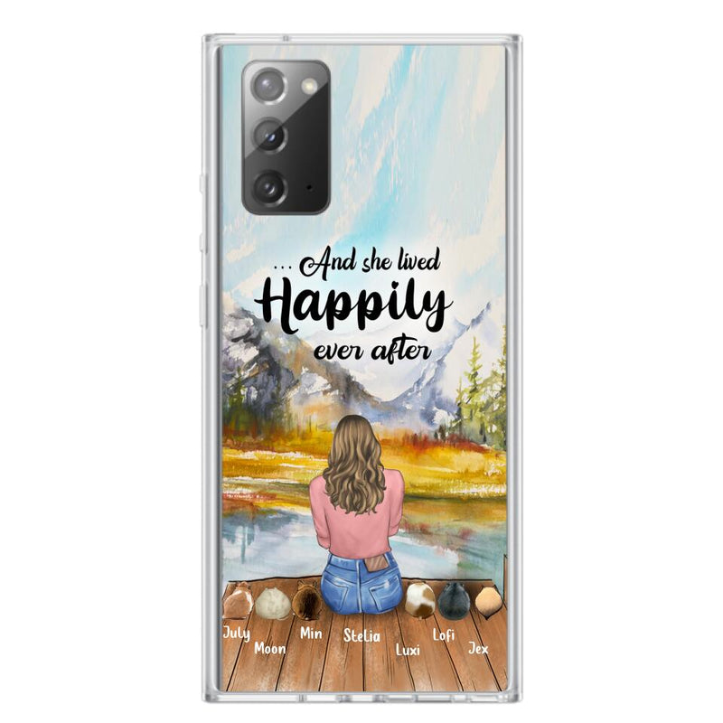 Personalized Pet Phone Case - Gifts For Pet Lovers With 6 Pets - Case for Iphone and  Samsung