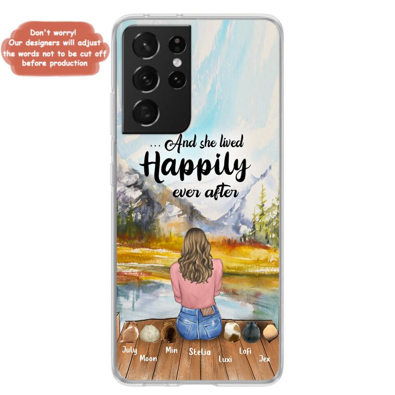 Personalized Pet Phone Case - Gifts For Pet Lovers With 6 Pets - Case for Iphone and  Samsung