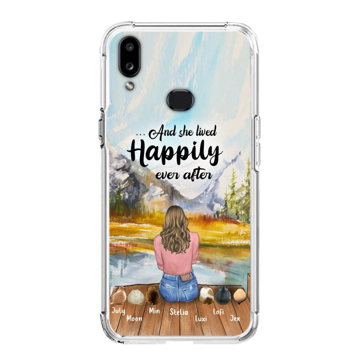 Custom Personalized Pet Phone Case - Gifts For Pet Lovers With 6 Pets - Case for Iphone and  Samsung