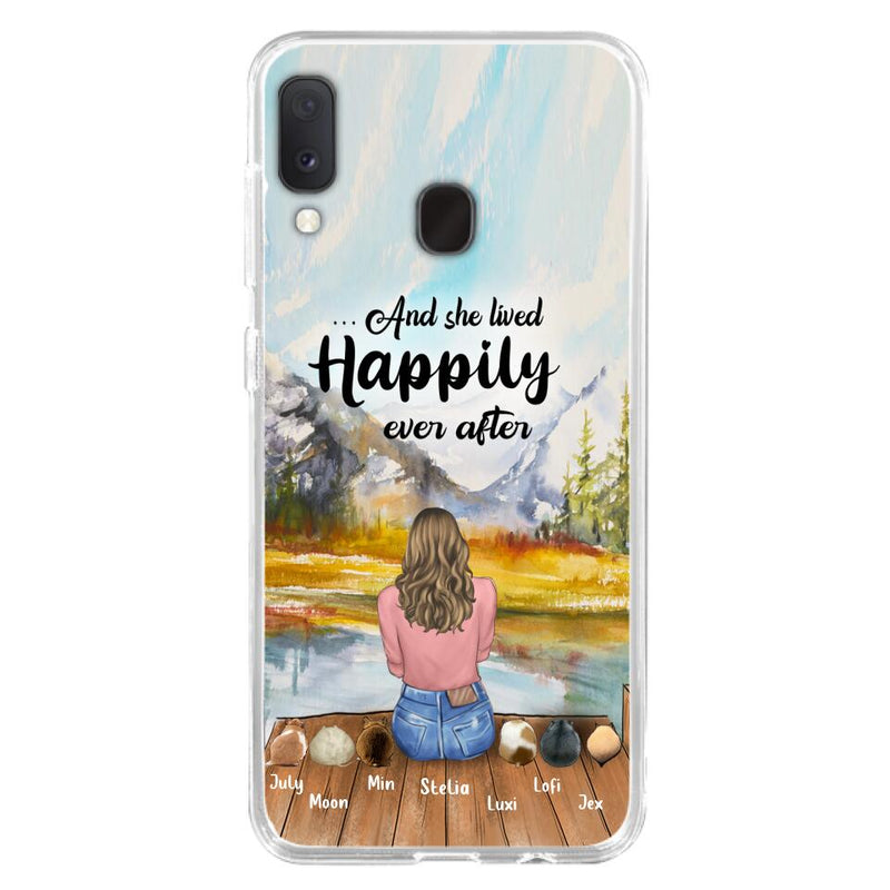 Personalized Pet Phone Case - Gifts For Pet Lovers With 6 Pets - Case for Iphone and  Samsung