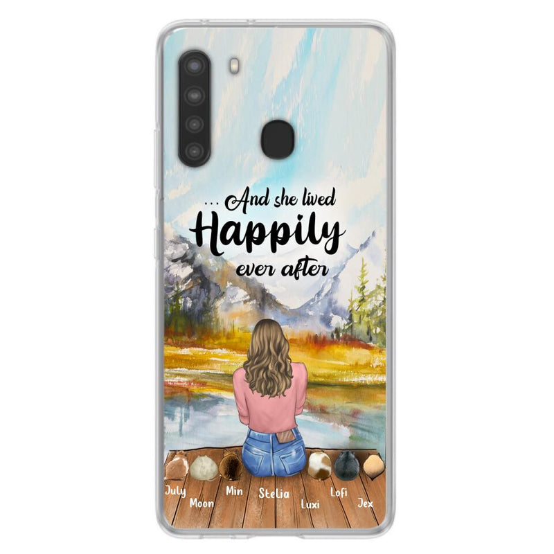 Personalized Pet Phone Case - Gifts For Pet Lovers With 6 Pets - Case for Iphone and  Samsung