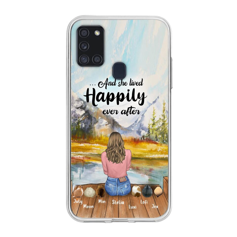Personalized Pet Phone Case - Gifts For Pet Lovers With 6 Pets - Case for Iphone and  Samsung