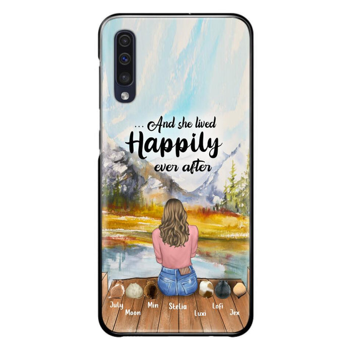 Custom Personalized Pet Phone Case - Gifts For Pet Lovers With 6 Pets - Case for Iphone and  Samsung