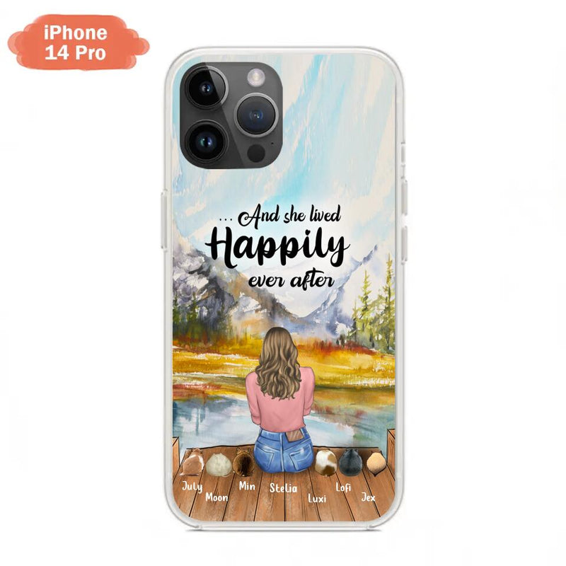 Personalized Pet Phone Case - Gifts For Pet Lovers With 6 Pets - Case for Iphone and  Samsung