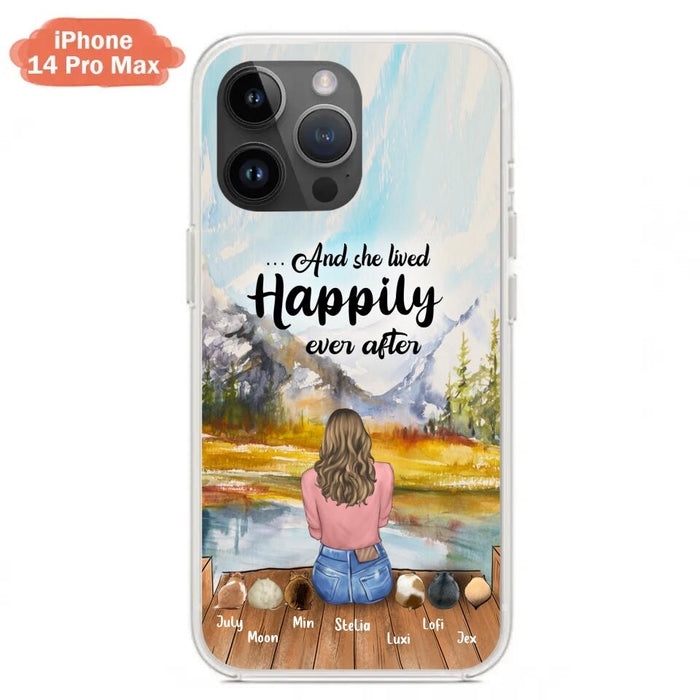 Custom Personalized Pet Phone Case - Gifts For Pet Lovers With 6 Pets - Case for Iphone and  Samsung