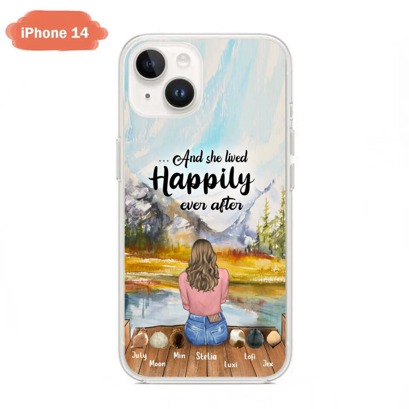 Personalized Pet Phone Case - Gifts For Pet Lovers With 6 Pets - Case for Iphone and  Samsung