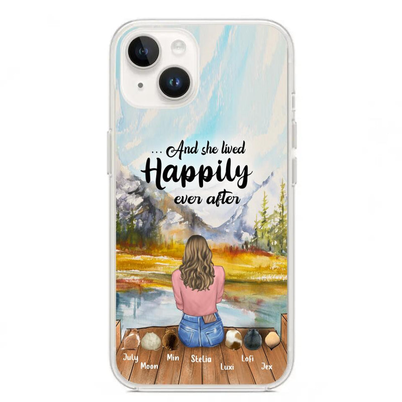 Personalized Pet Phone Case - Gifts For Pet Lovers With 6 Pets - Case for Iphone and  Samsung