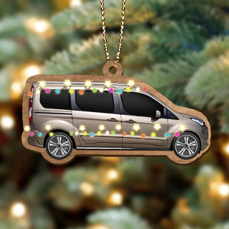 Personalized Camping Xmas Wooden Ornament - Christmas Gift Idea For Camping Lover/Christmas Decoration Gift