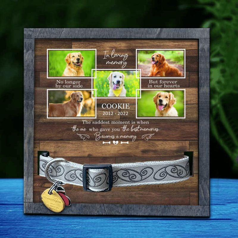 Personalized Photo Memorial Pet Loss Frame - Memorial Gift Idea For Dog/Cat Lover - In Loving Memory